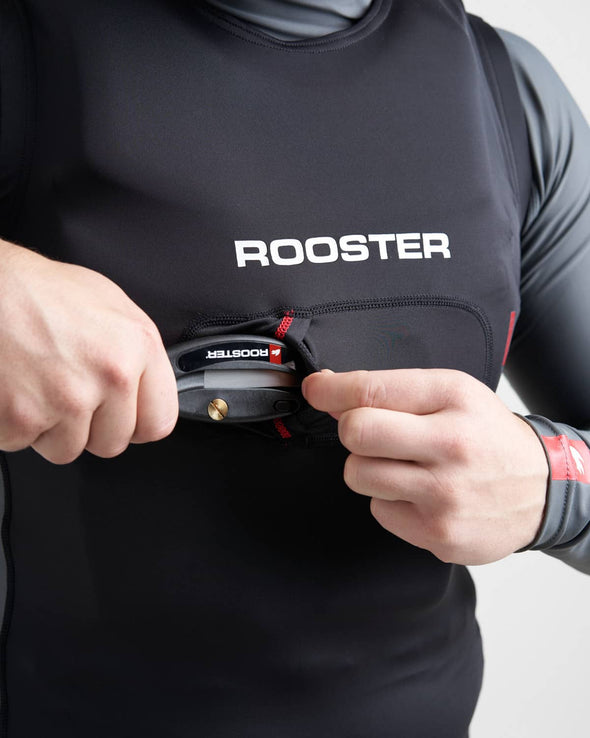 Rooster® Pro Compression Bib with knife pocket